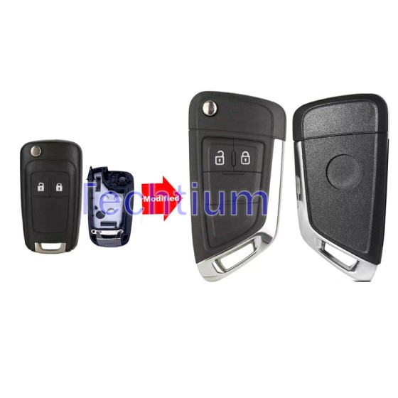 2 botones de la carcasa de la llave de vuelta remota para Buick Excelle,Chevrolet Cavalier,Sail